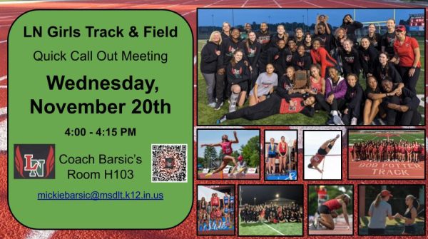 Girls track callout meeting