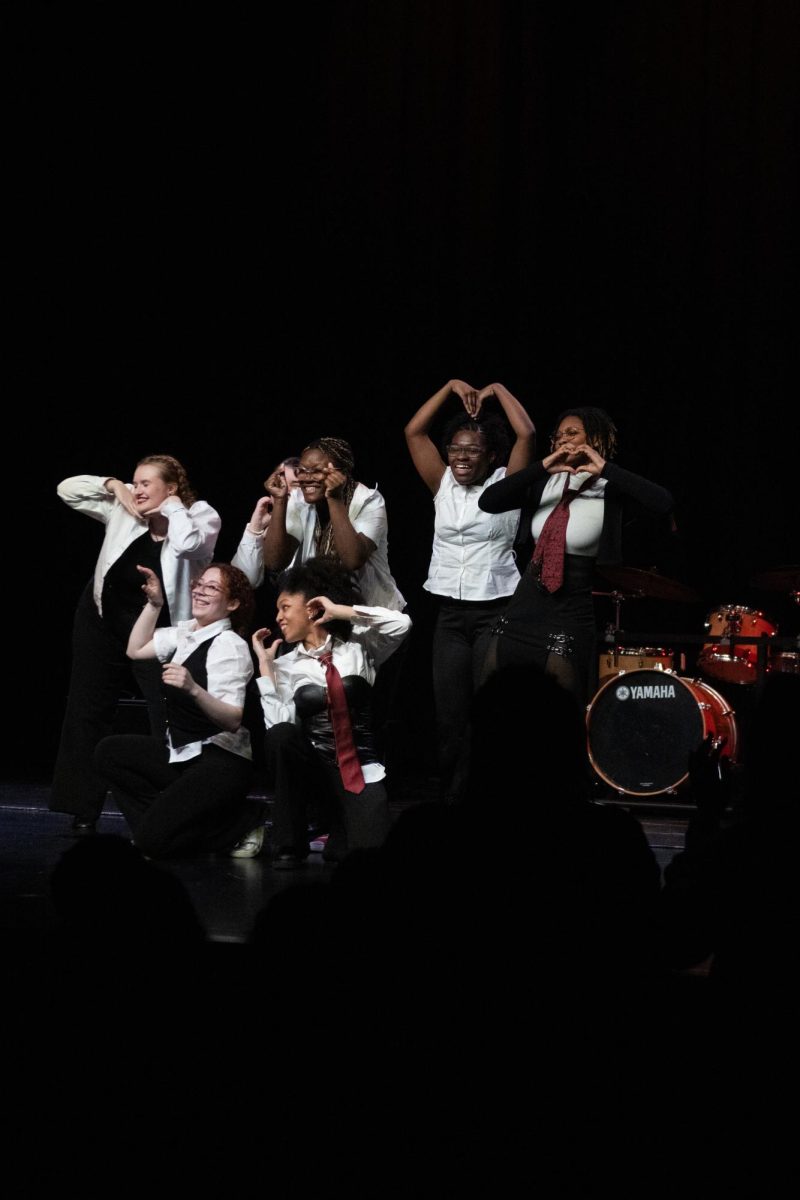 Students perform during the school talent show on Thursday, March 12, in the  auditorium to showcase their talents and entertain peers and staff.